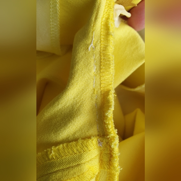 JOSEPH Gabardine Stretch Queen Cropped Trousers Yellow uk12 - Picture 8 of 16